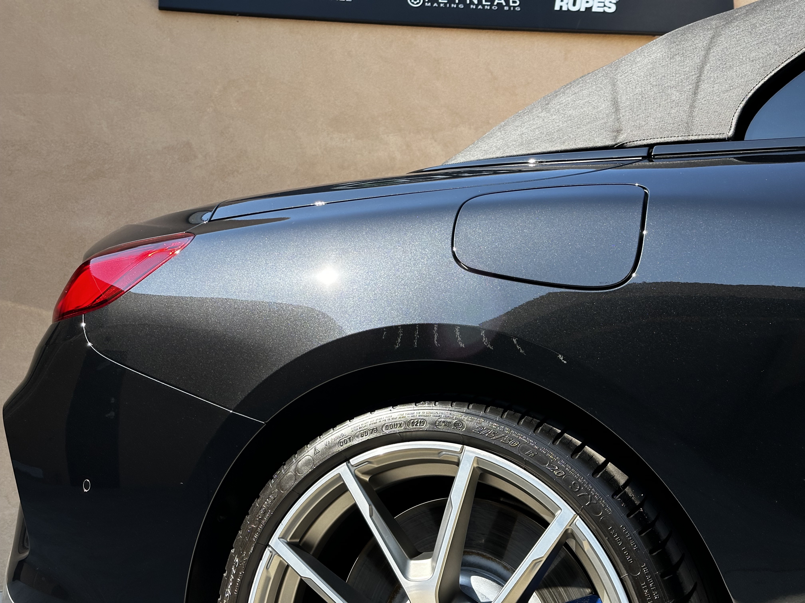 Paint inspected and prepared before PPF installation